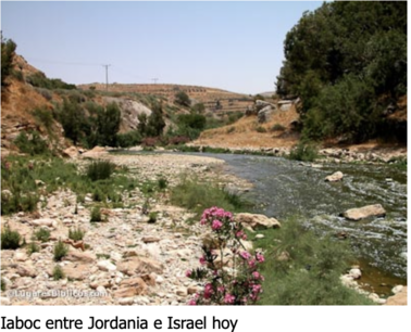 Iaboc entre Jordania e Israel hoy