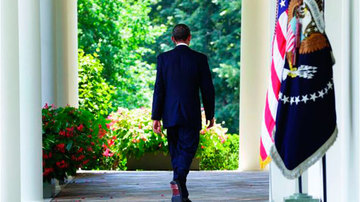 Obama leaving