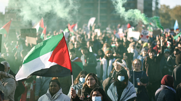 Palestinos marchas